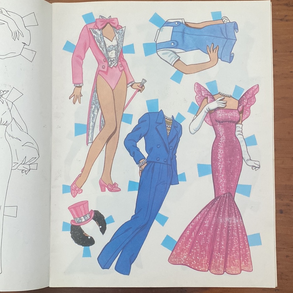 Vintage deluxe paper doll book Miss America beauty pageant uncut new - Picture 3 of 12